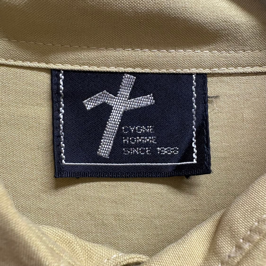 일본빈티지 포켓 워크웨어 실크 셔츠 남방  상품이미지6