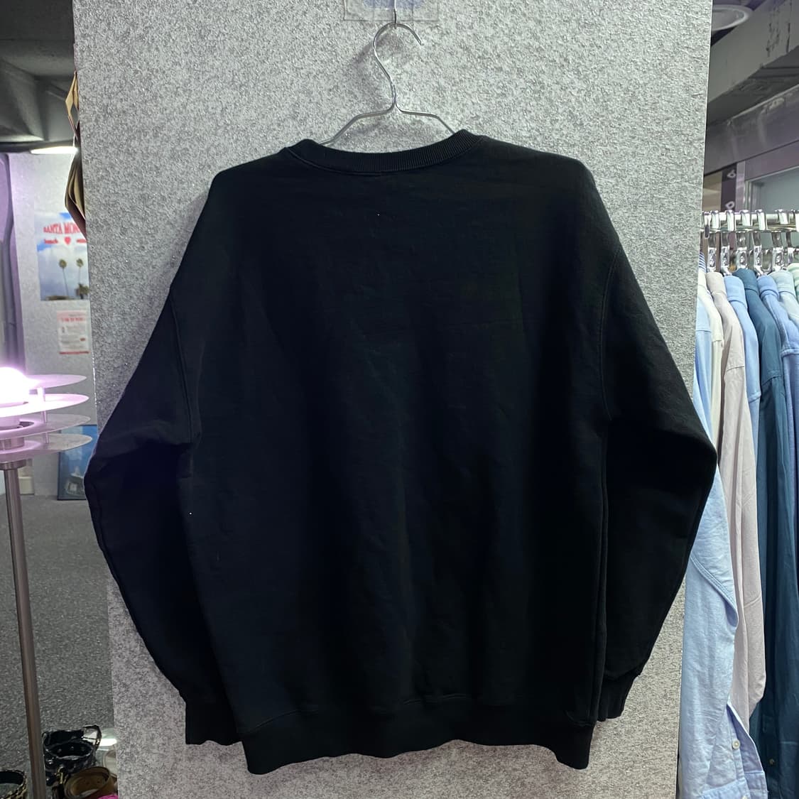 디스이즈네버댓 빅로고 블랙 맨투맨 B3204 상품이미지4