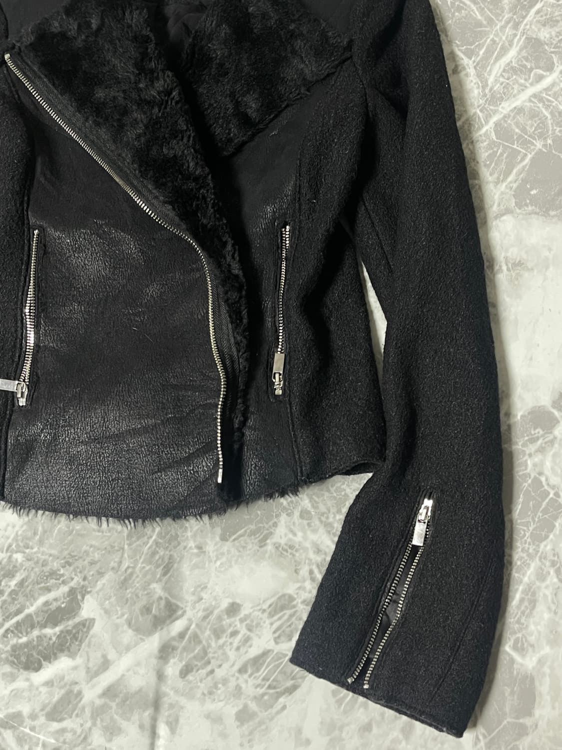 (Unknown)fur rider jacket 상품이미지3