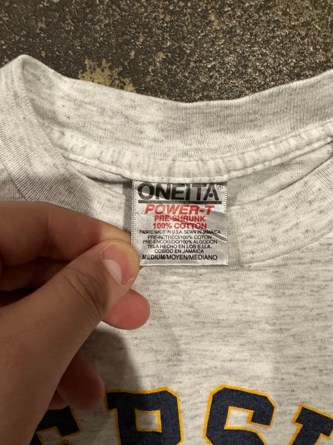 빈티지 90s 미시건 대학교 티셔츠  상품이미지5