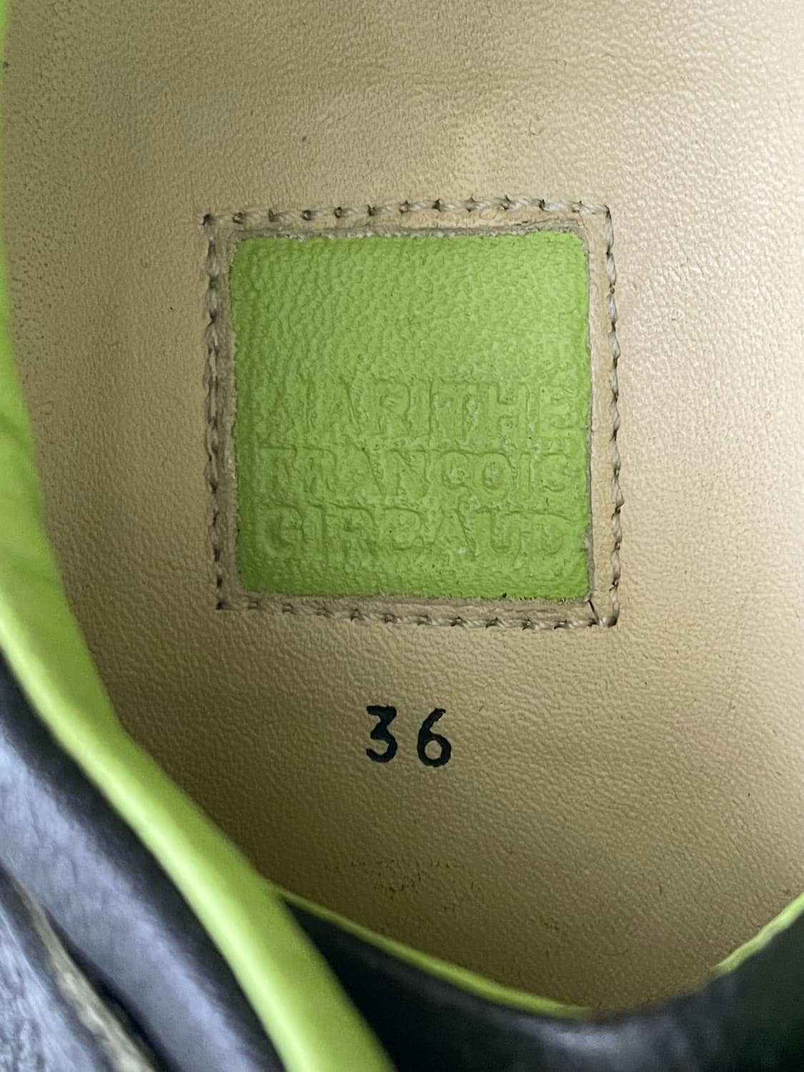 marithe francois girbaud 블랙 레더 스니커즈 상품이미지9