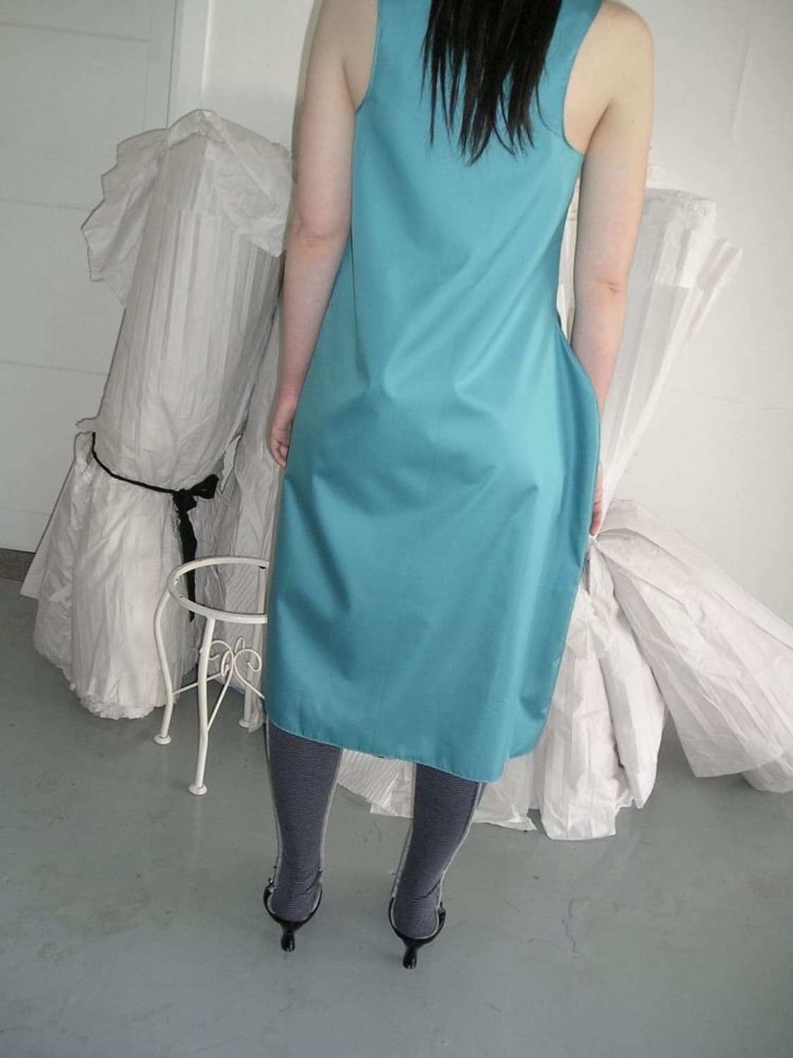 에옹쓰 샤샤 이너 원피스 드레스(딥 블루) eonts SHASHA 상품이미지4