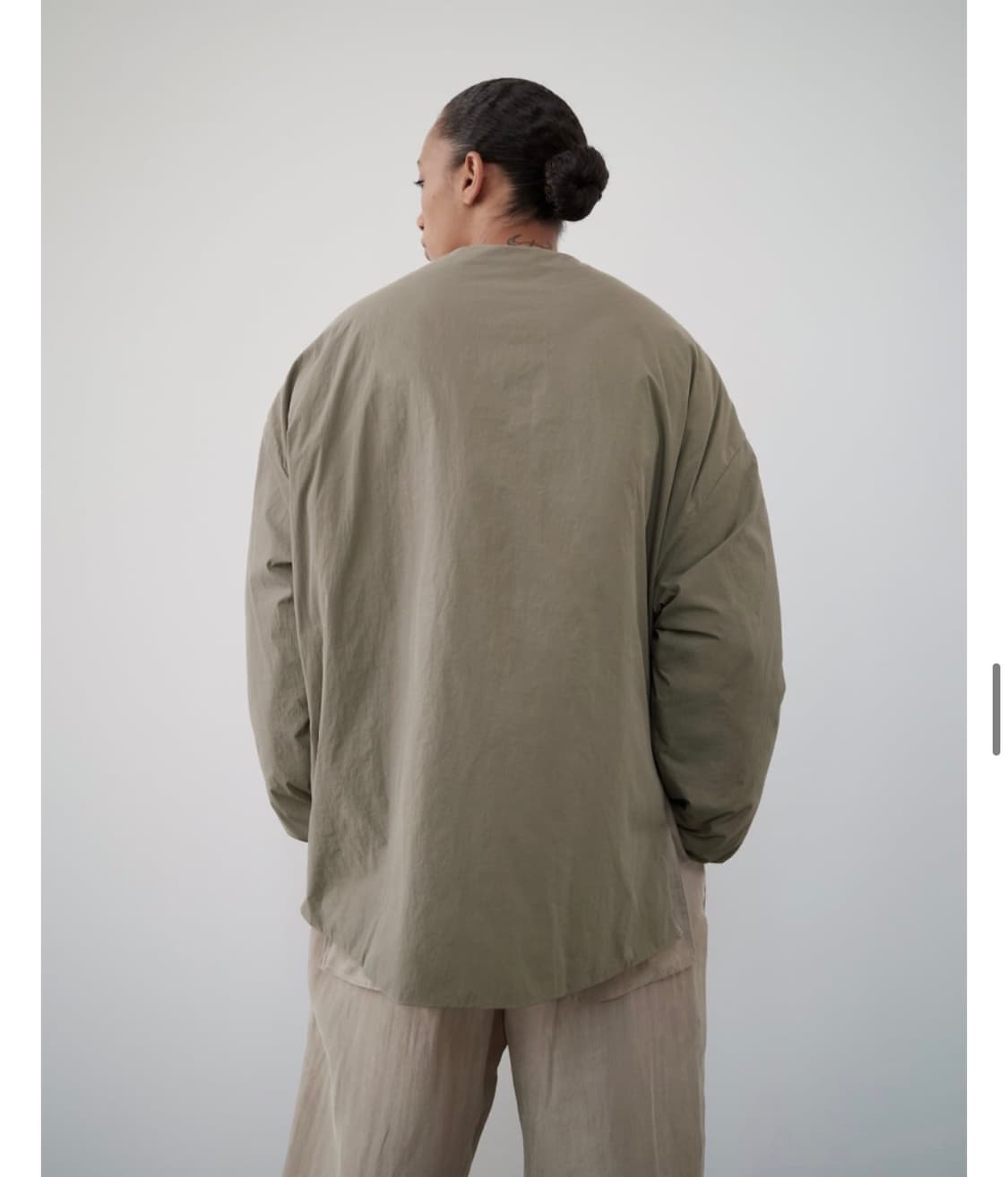 자라 발수 패딩 점퍼 카키 xs 상품이미지3