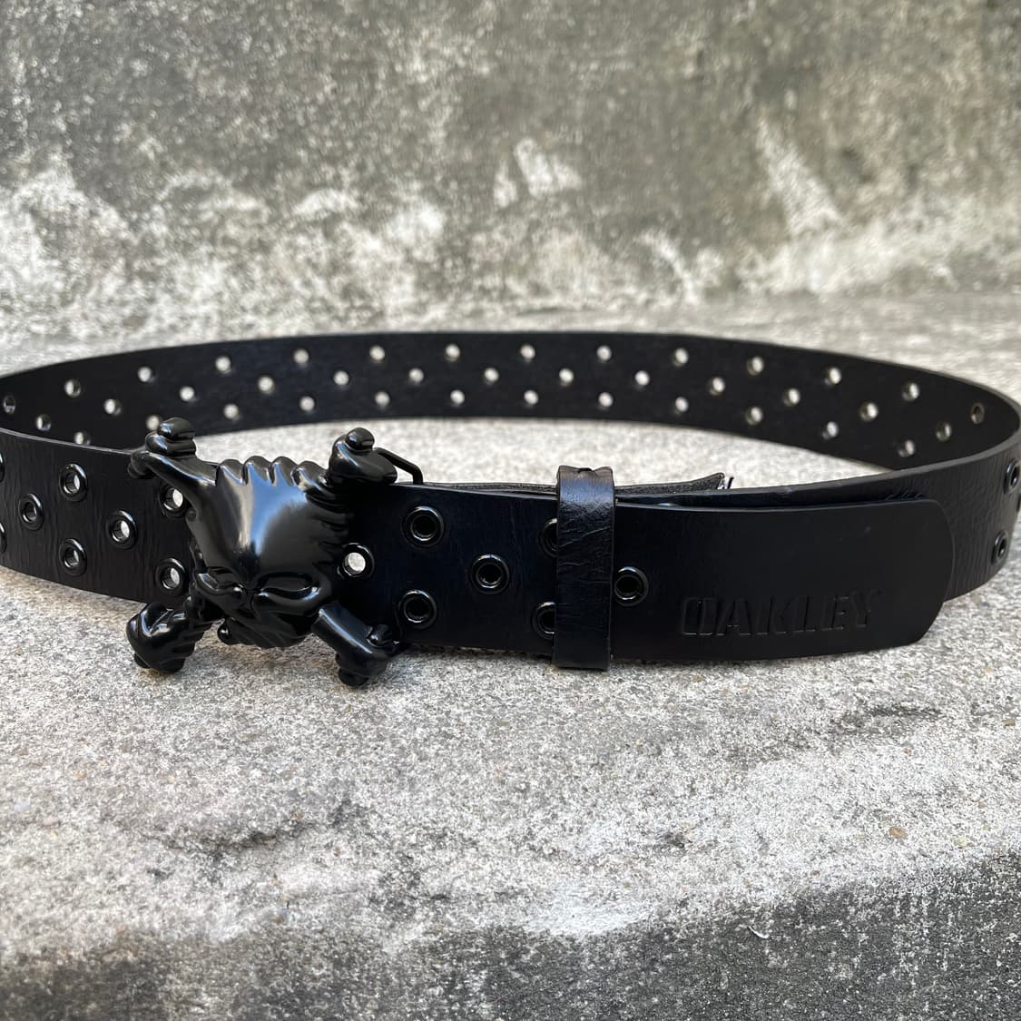 [OS] 00s Oakley 스컬 레더 벨트 상품이미지7