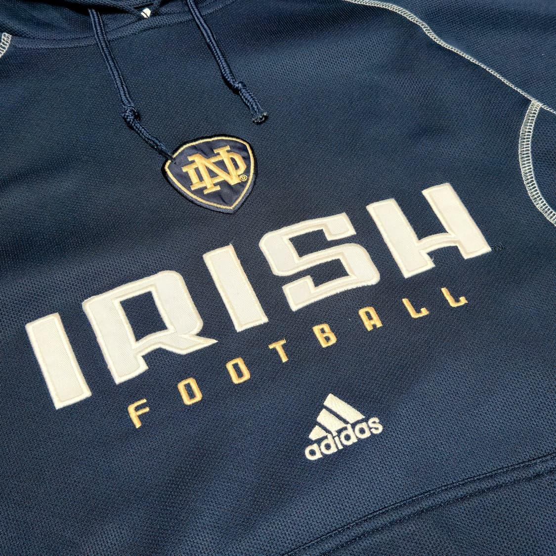 아디다스 Irish Football 네이비 후드티 상품이미지4