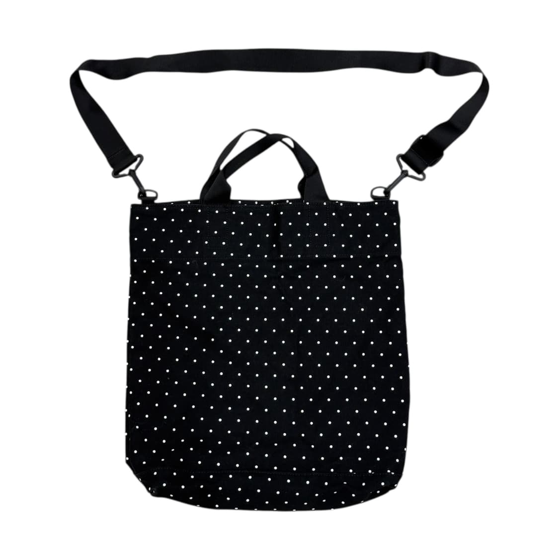 로우로우 X 폴더 도트 땡땡이 폴카 패턴 크로스백 가방 블랙 상품이미지3