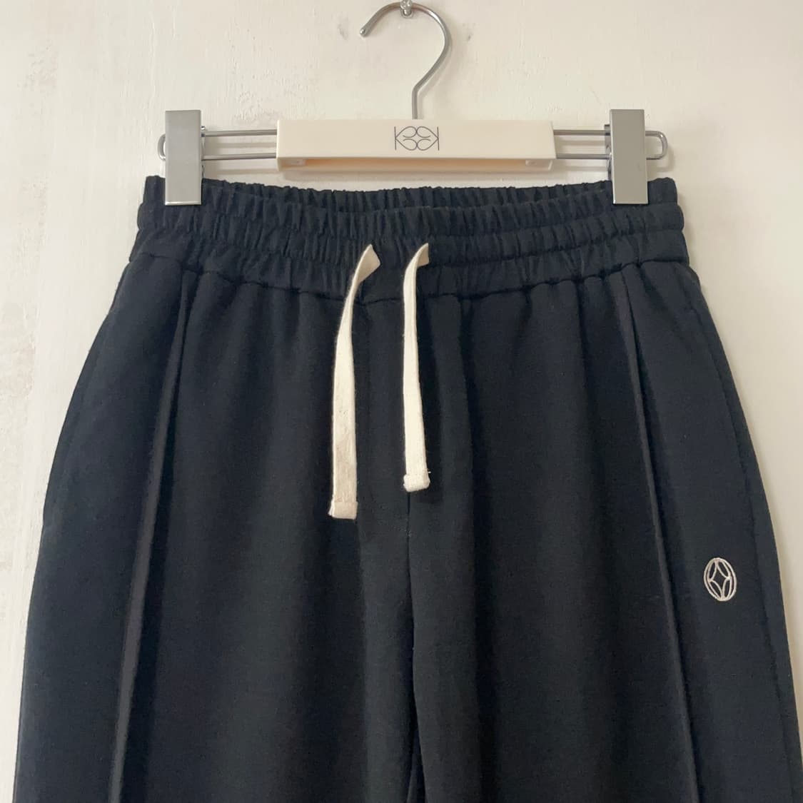 Kijun 기준 블랙 와이드 팬츠 S 상품이미지2