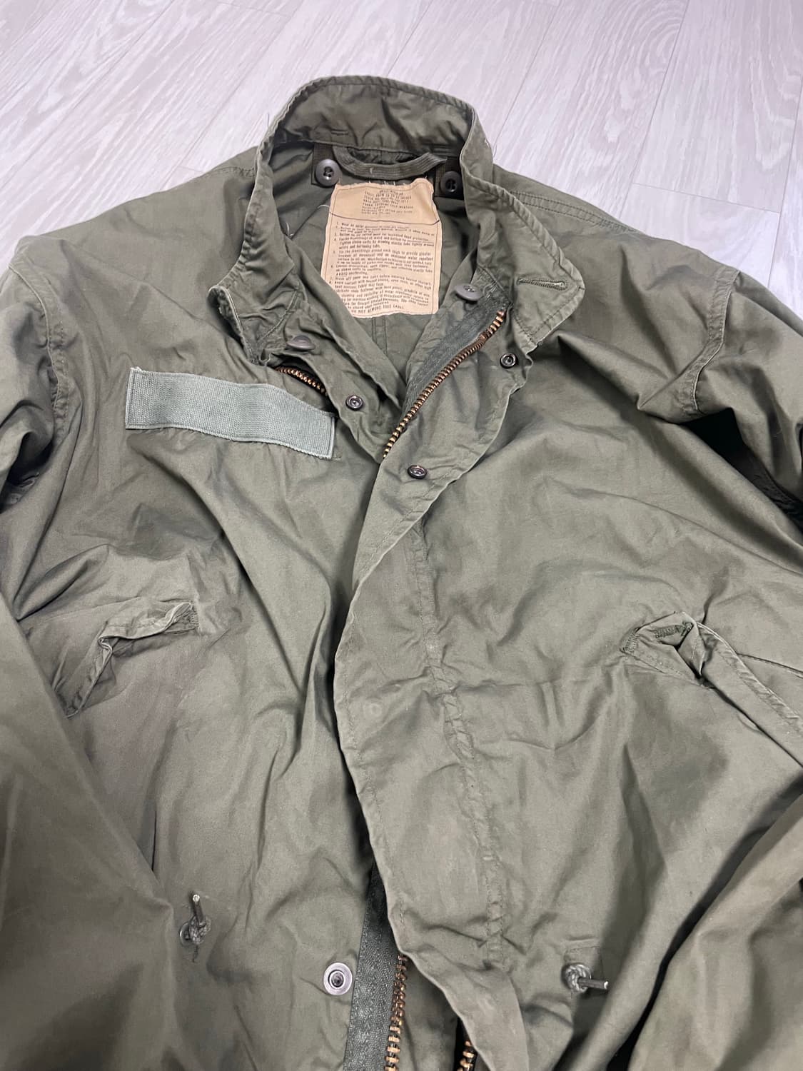 m65피쉬테일 og 오리지널 small 개파카 외피 1978 상품이미지5