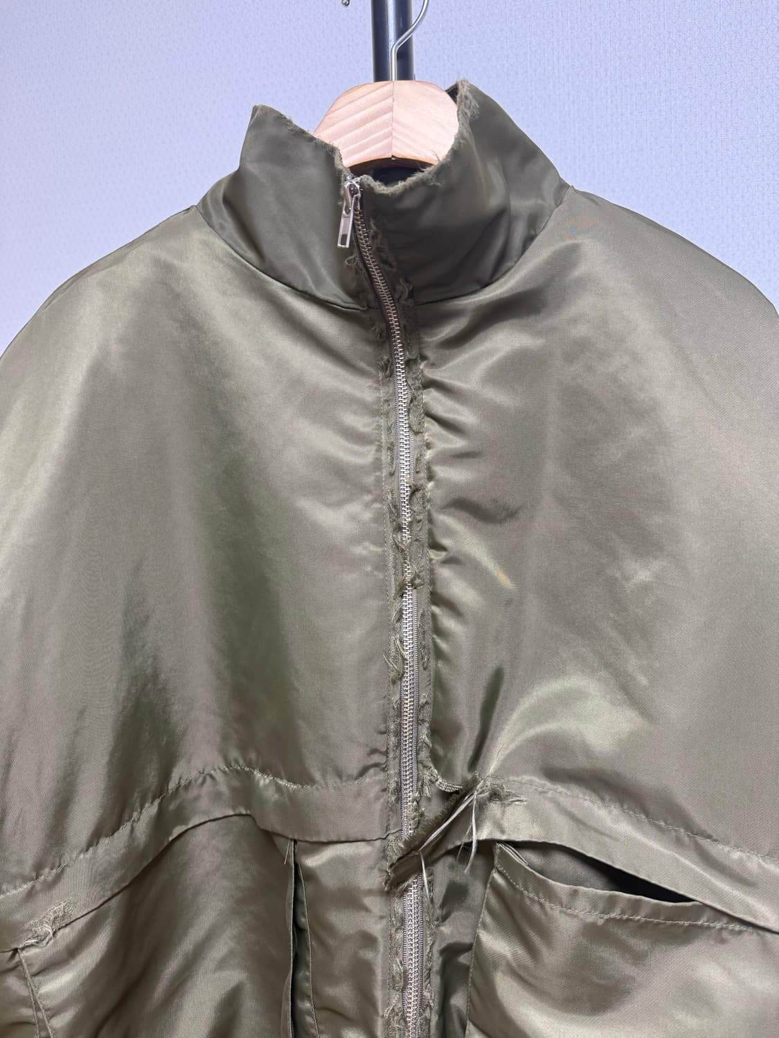 디스트레스드 봄버 자켓 상품이미지8