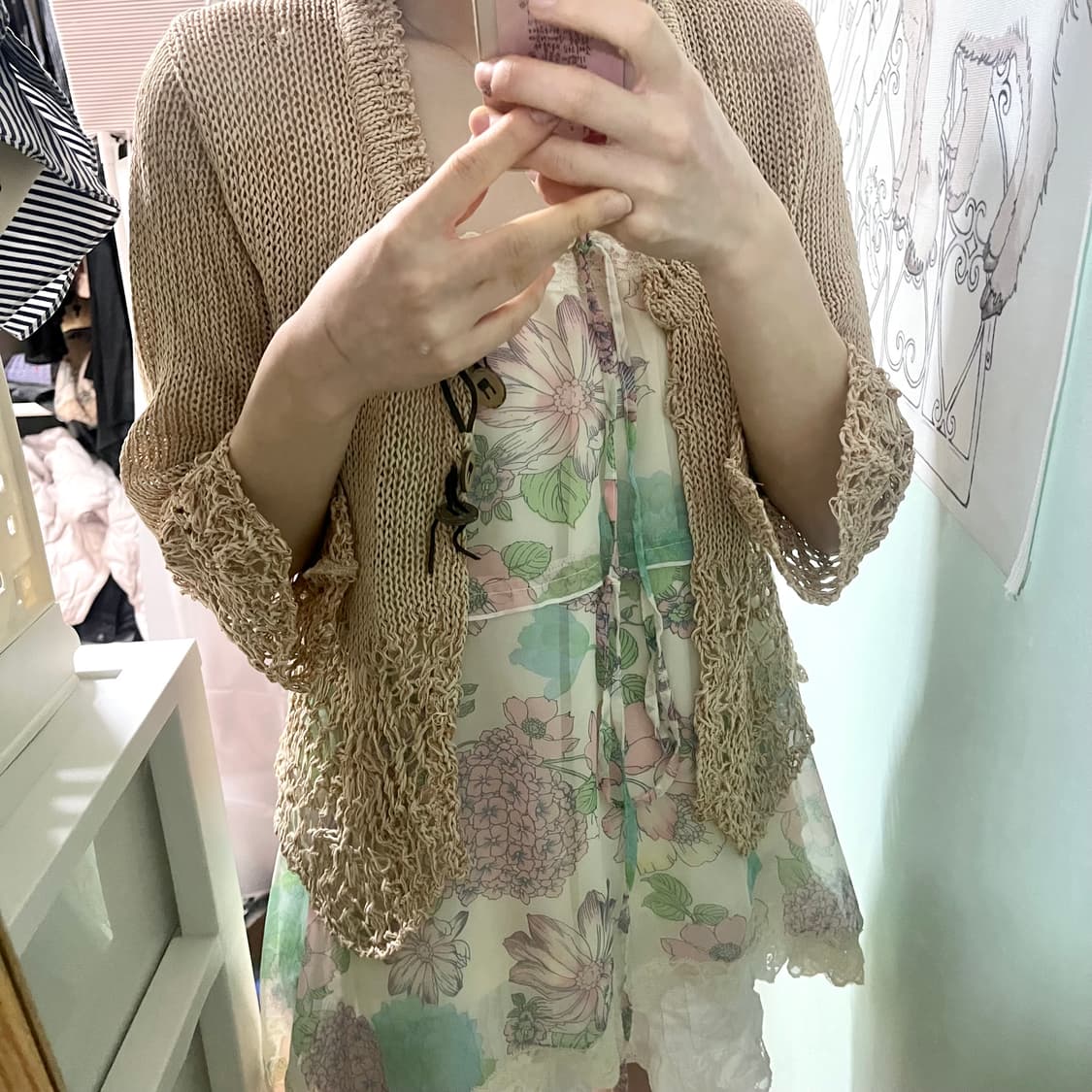 모리걸 여름 크로쉐 가디건 상품이미지3