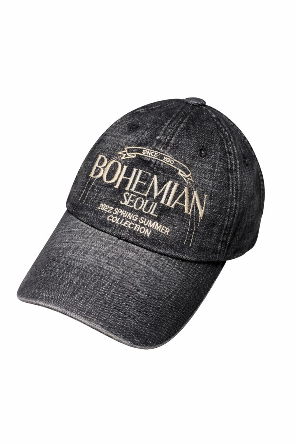 보헴서 보헤미안서울 흑청 볼캡 모자 상품이미지1