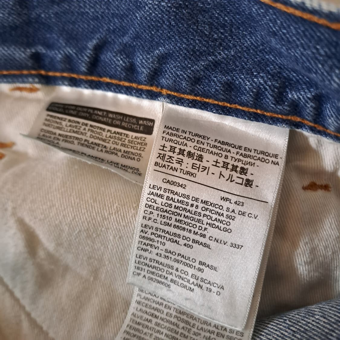 (택포) 리바이스 505 오렌지탭 데님팬츠 34 A931 상품이미지10