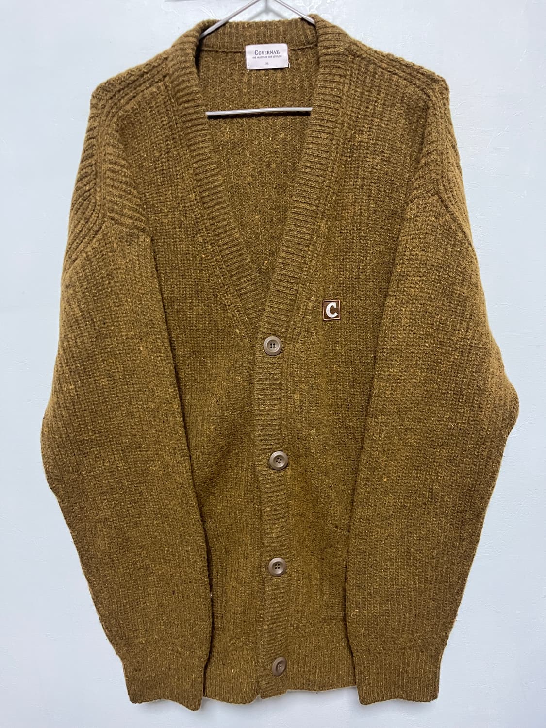 커버낫 COVERNAT  브라운 울 가디건 XL 상품이미지1