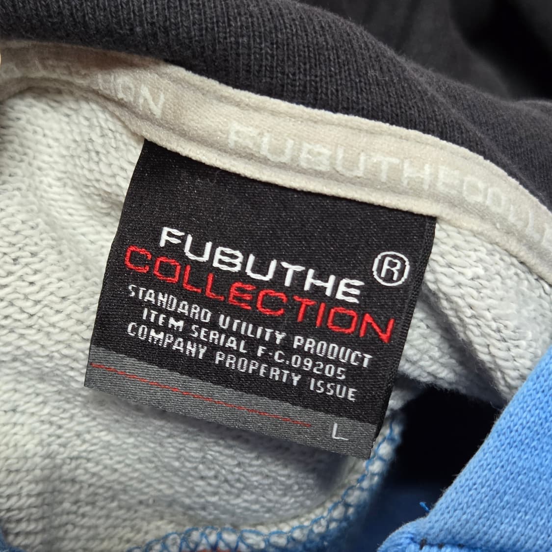 후부 Y2K 배색 후드집업 상품이미지9