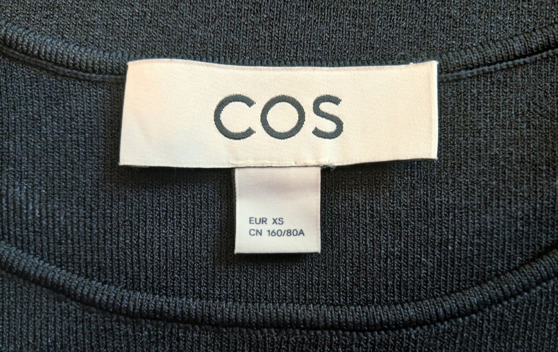 [정품] COS / 블랙 민소매 롱원피스 / 미니멀디자인/사이드끈 상품이미지1