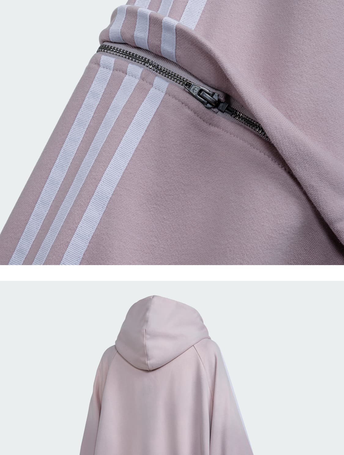 아디다스 오버사이즈 후디 핑크  상품이미지2