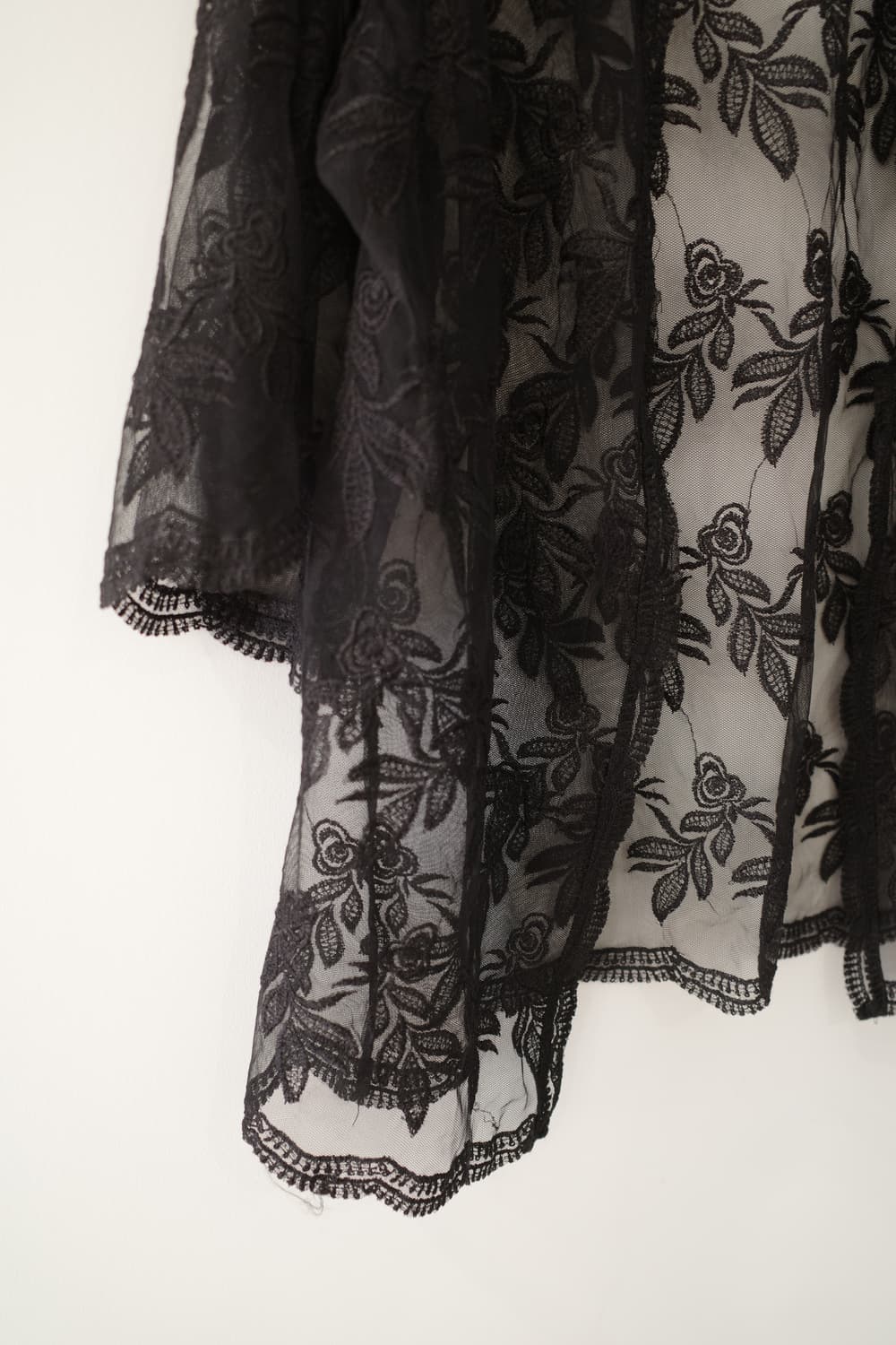 Black flower see-through cardigan  상품이미지8
