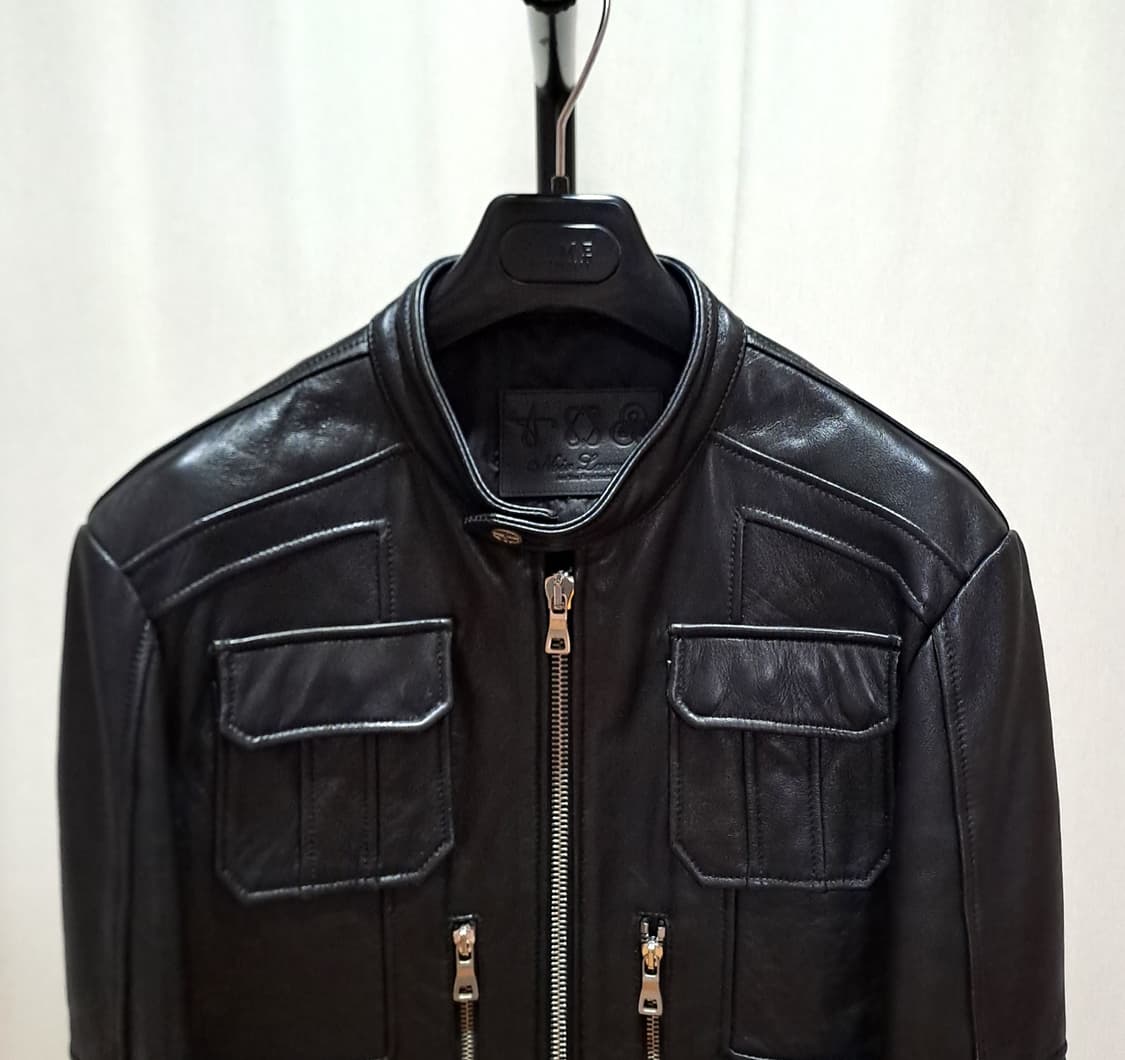 (택포) 느와르 라르메스 싱글 램스킨 자켓 48 A975 상품이미지2