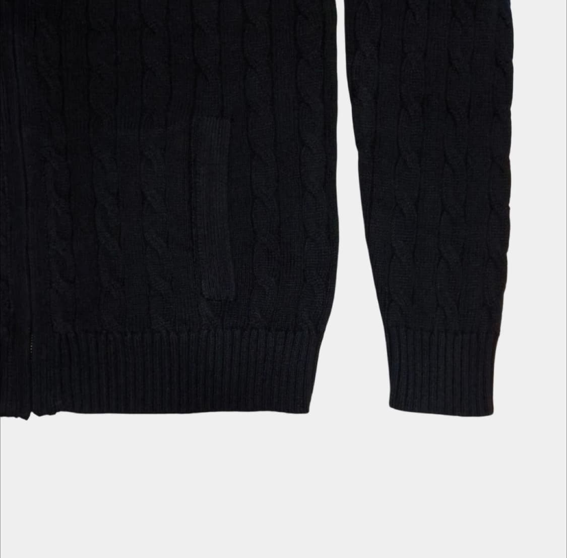 [정품 새상품]폴로 남성 꽈배기 풀집업 니트 스웨터 2color 상품이미지5