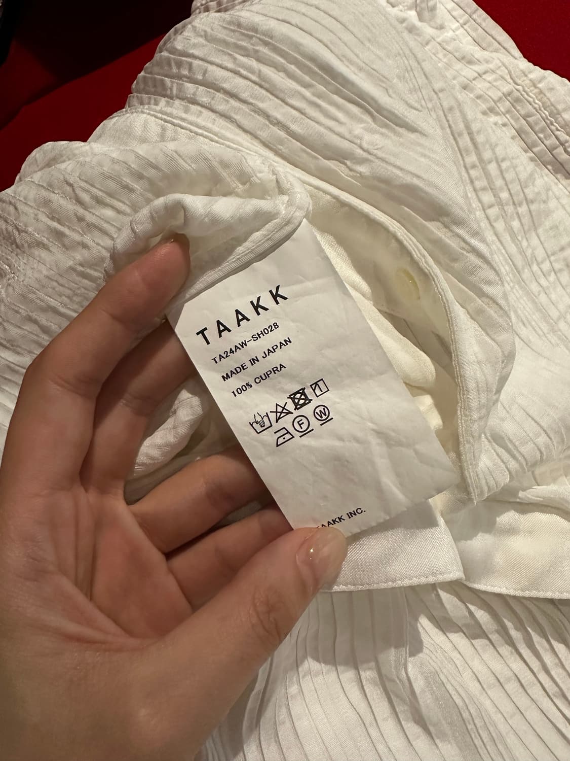 TAAKK 올핀턱 프릴셔츠 상품이미지5