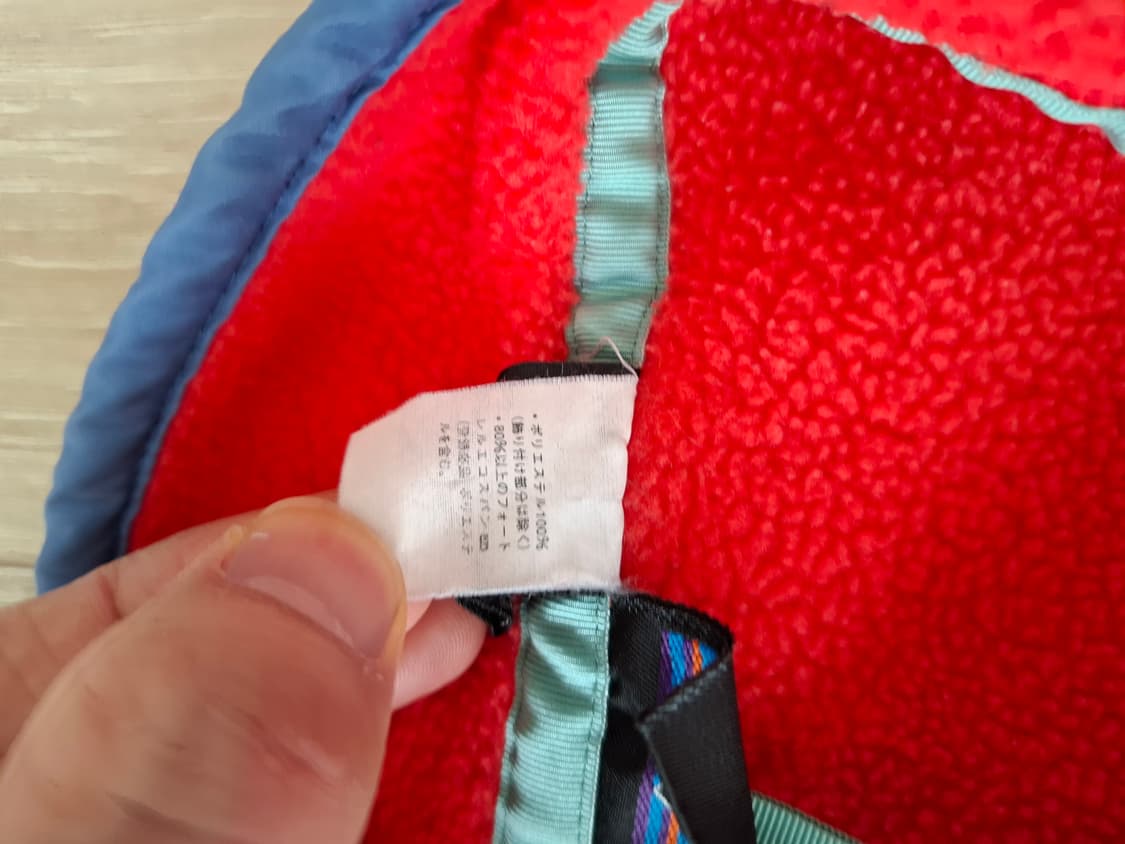 L 파타고니아 90s 신칠라 플리스 풀오버 자메이카 레드 상품이미지5