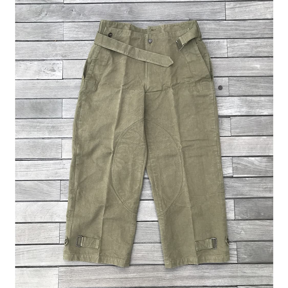 사이즈1 민트급 50년대 프랑스군 모터사이클병 오버팬츠 상품이미지3