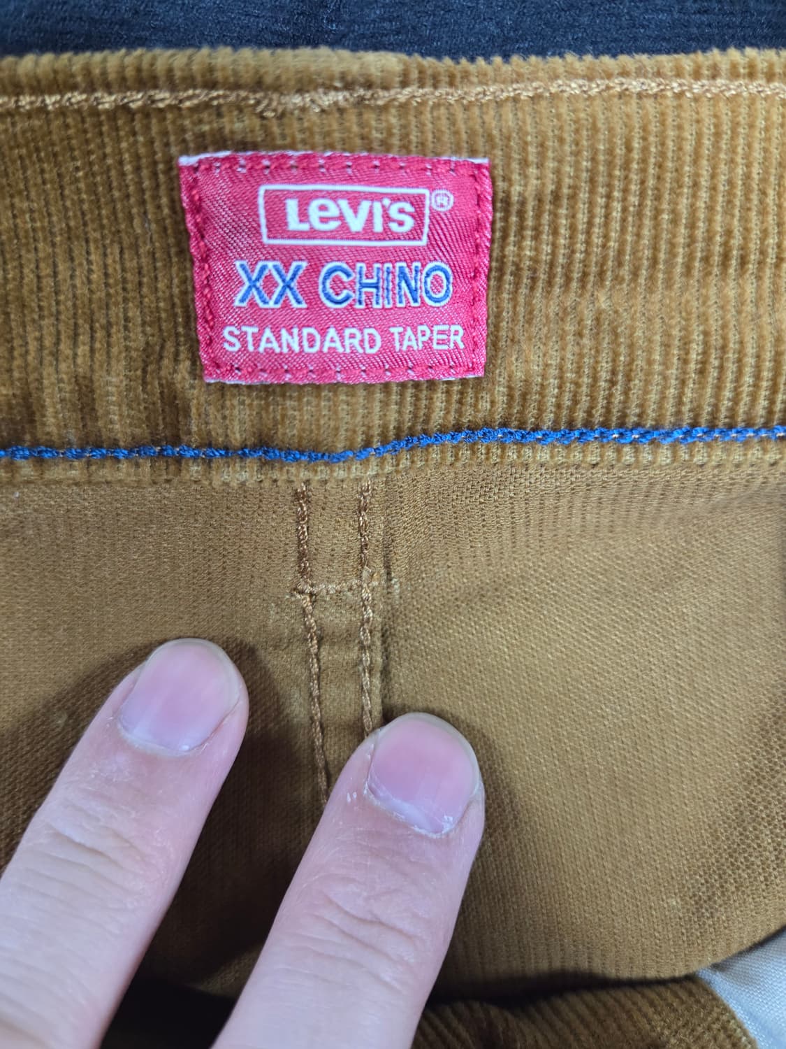 리바이스 코듀로이 테이퍼드 치노팬츠 40 상품이미지4