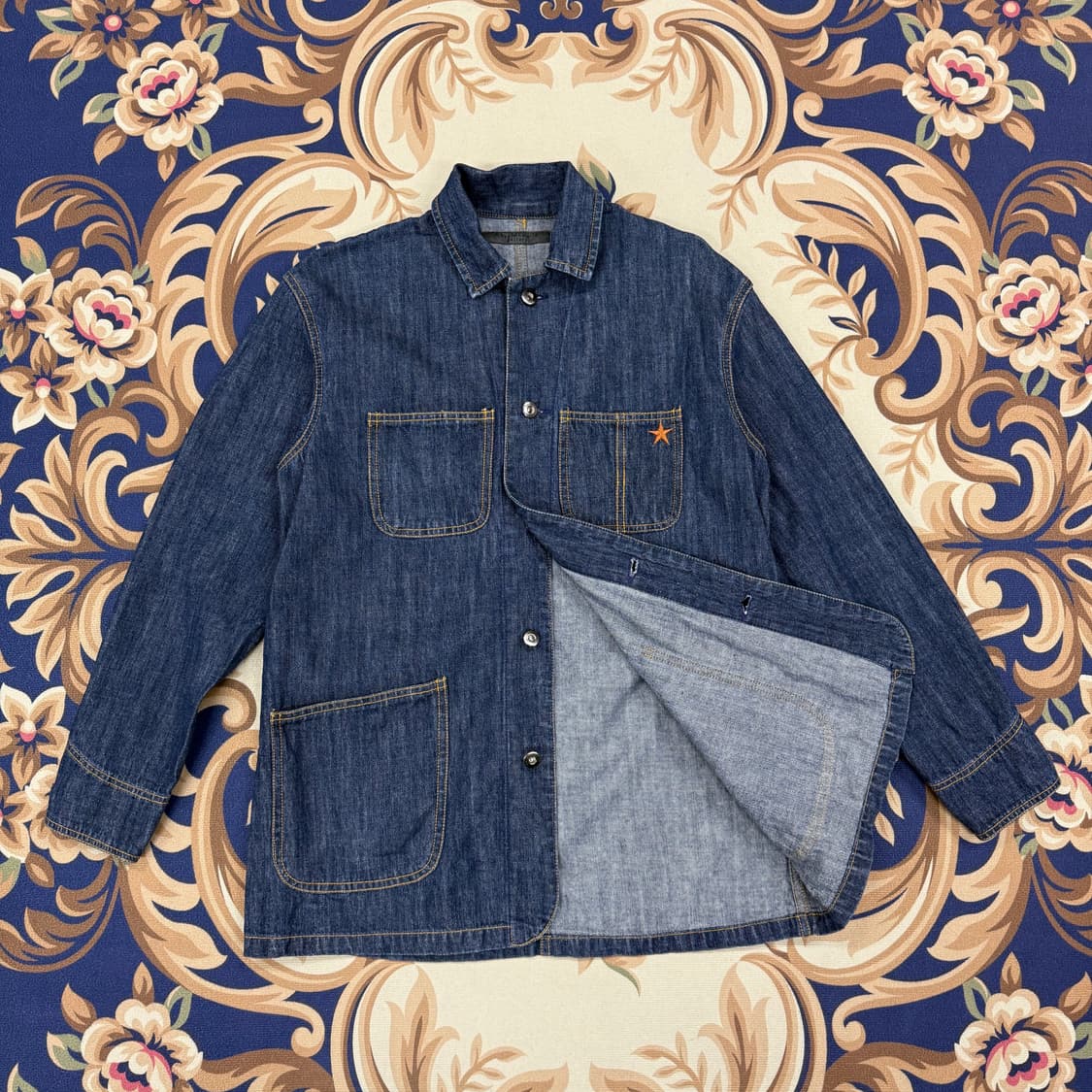 (S)JPN 이 하이픈 월드 갤러리 데님 초어자켓 상품이미지3