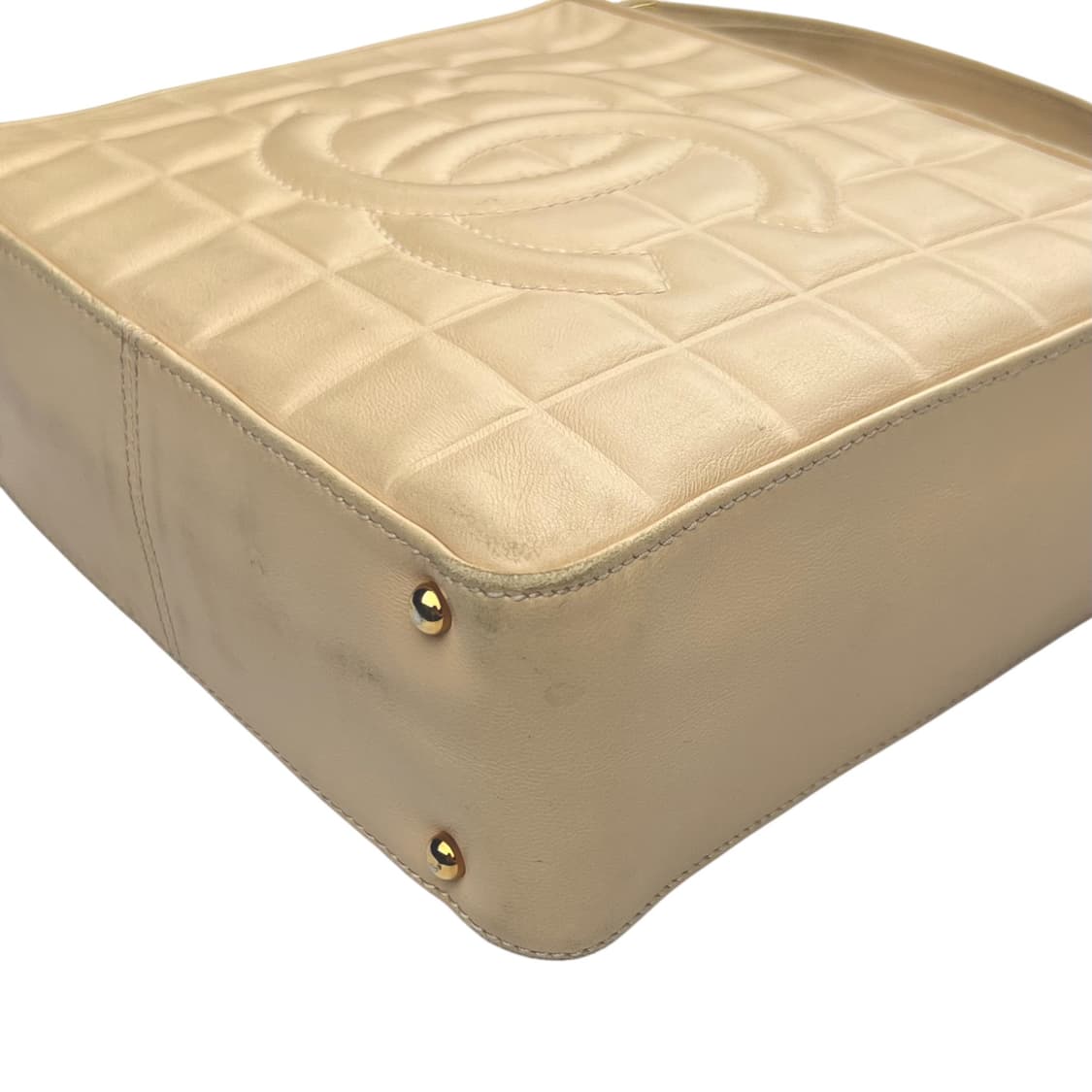 샤넬 초코바 정방백 베이지 상품이미지4