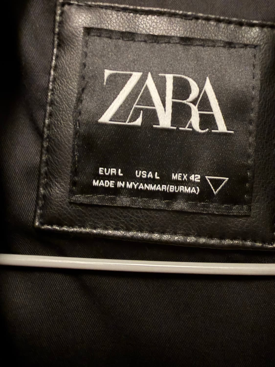 자라 블랙 레더 라이더 자켓 L 상품이미지2