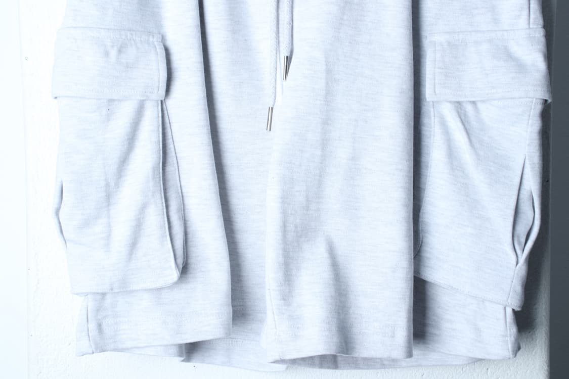 (L-XL) 리메인세컨드 반바지 팬츠 카고 멜란지 밴딩-P1P10318 상품이미지4