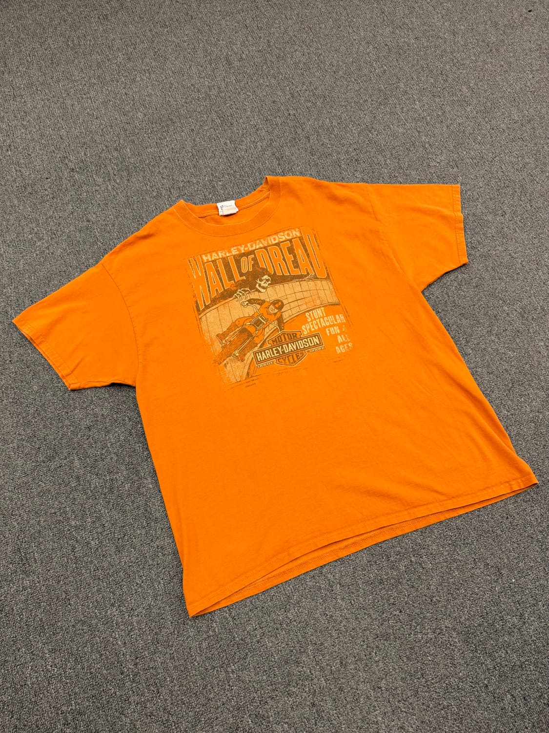 XL) 할리데이비슨 빈티지 스턴트 프린팅 반팔 티셔츠 상품이미지1