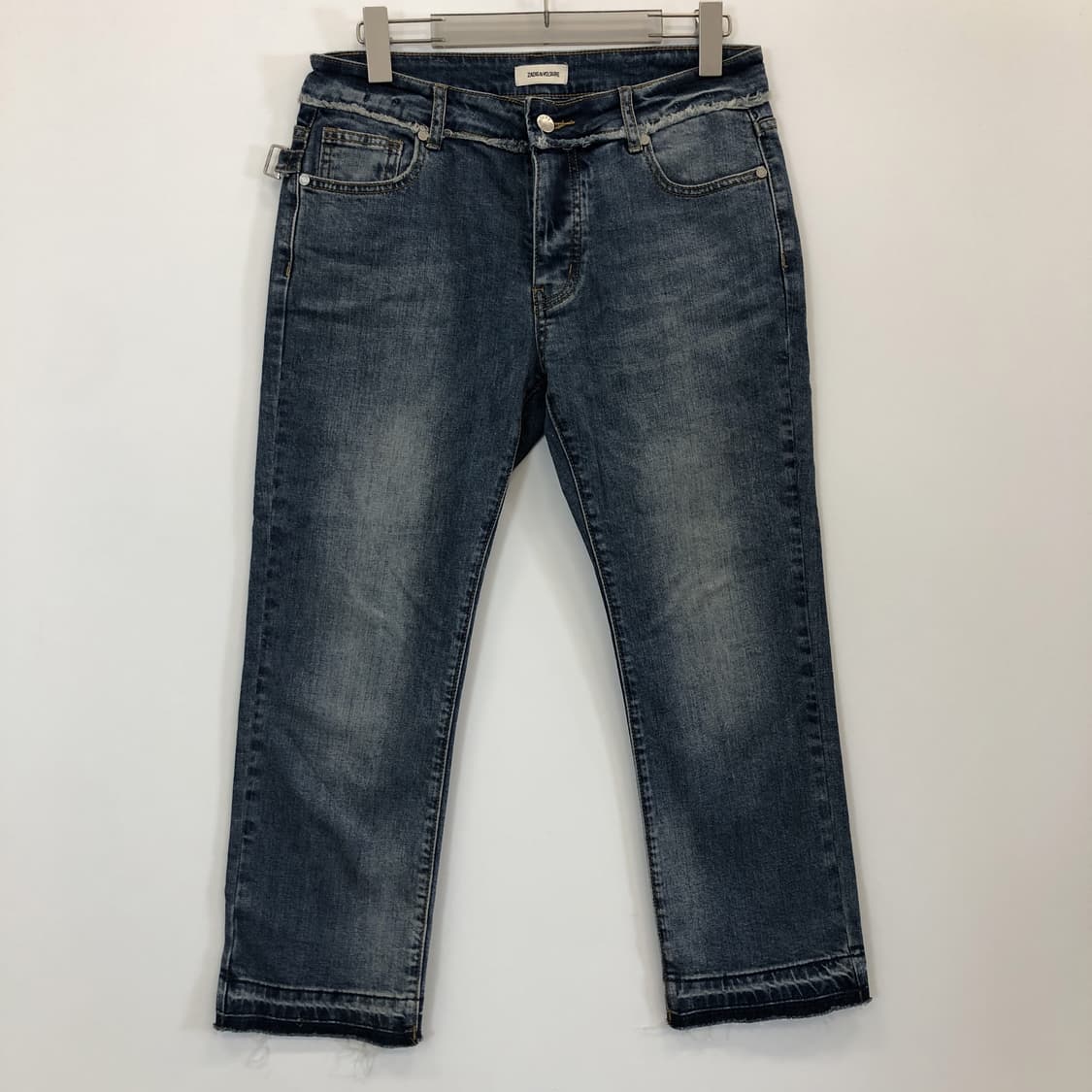 쟈딕앤볼테르 패치로고 컷팅데님진 26-27  상품이미지1