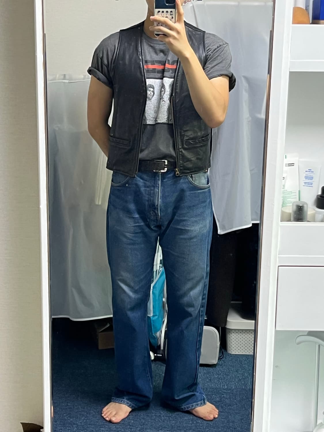 빈티지 레더 베스트 상품이미지6