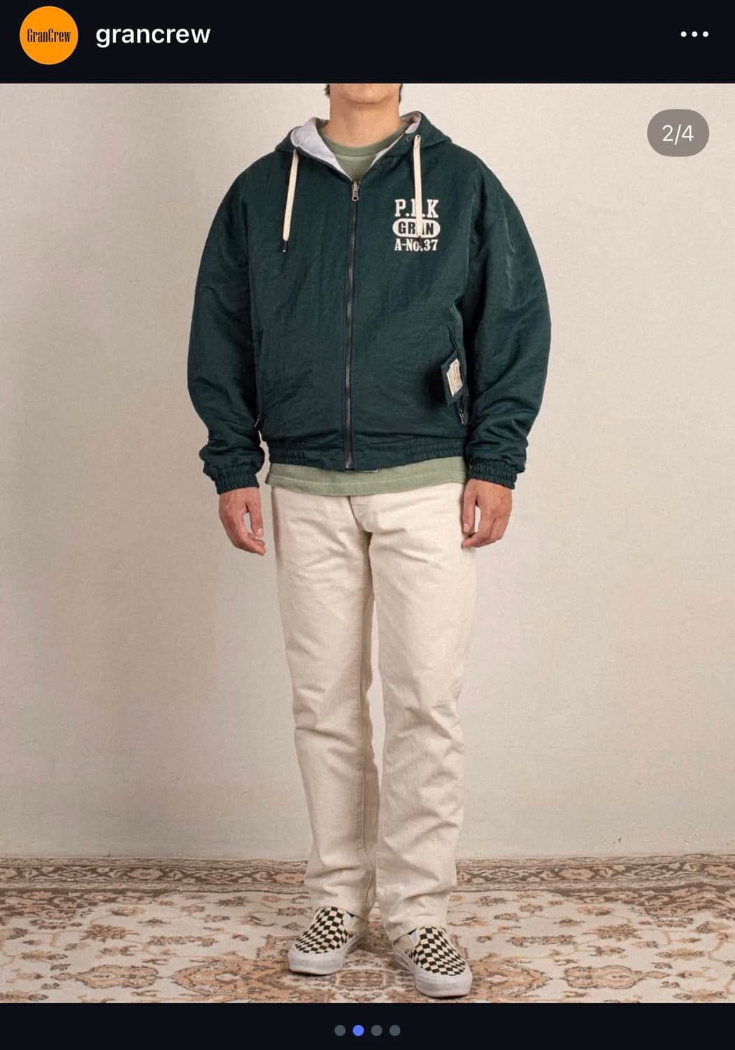 그랑크루 리버시블 프렙파카(95-100) 상품이미지1