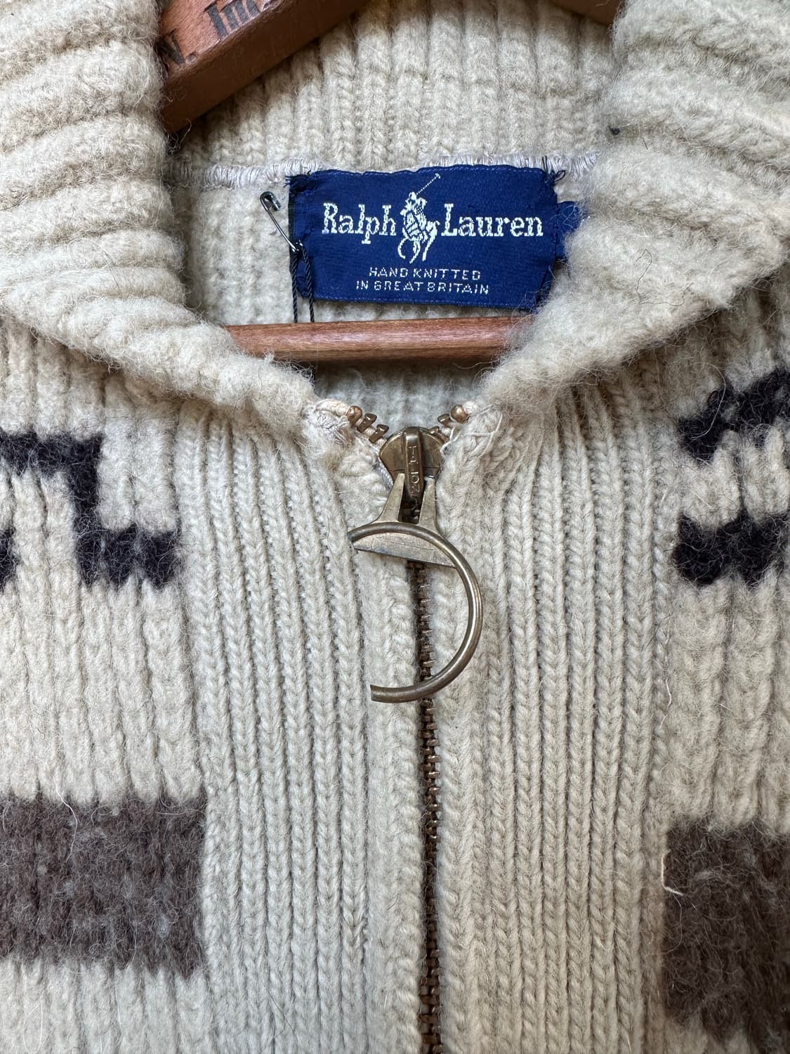 80-90s 폴로 랄프로렌 헤비 울 코위찬 스웨터 우먼스 상품이미지5
