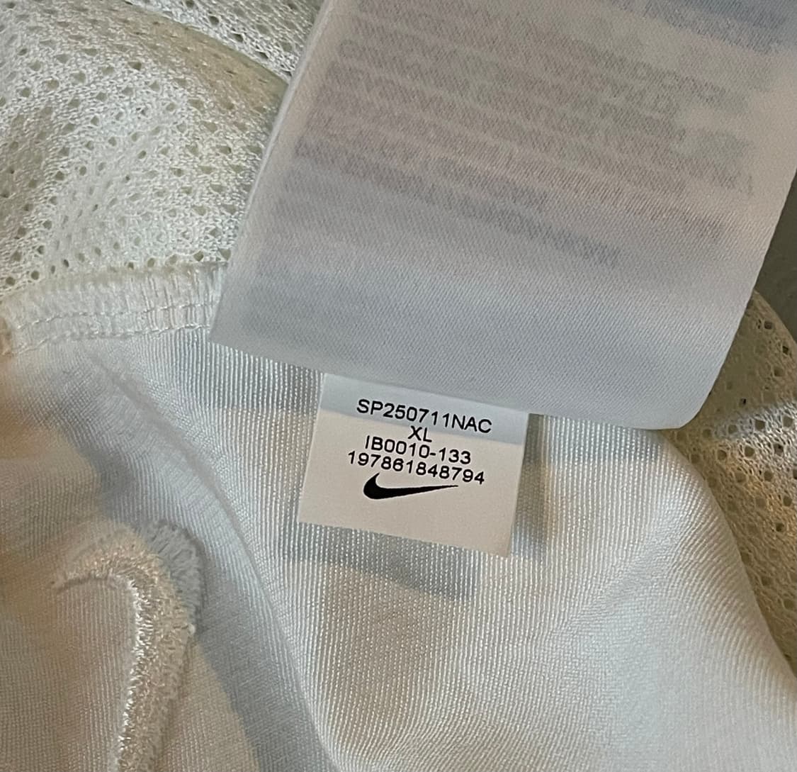 정품 나이키 DRI-FIT 흰색 트레이닝 바지 XL 사용감없음 상품이미지8