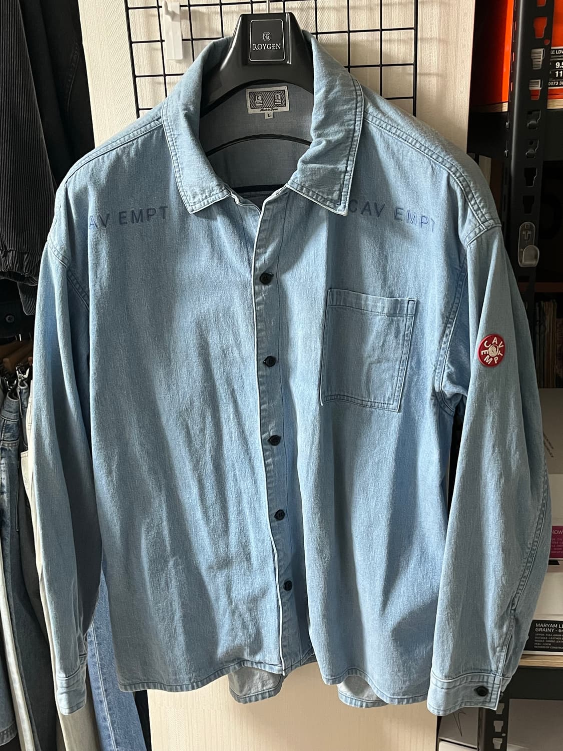 L사이즈 카브엠트 연청셔츠 상품이미지1