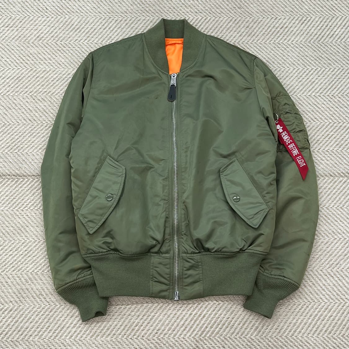 알파인더스트리 ma-1 항공점퍼 r3017 상품이미지1