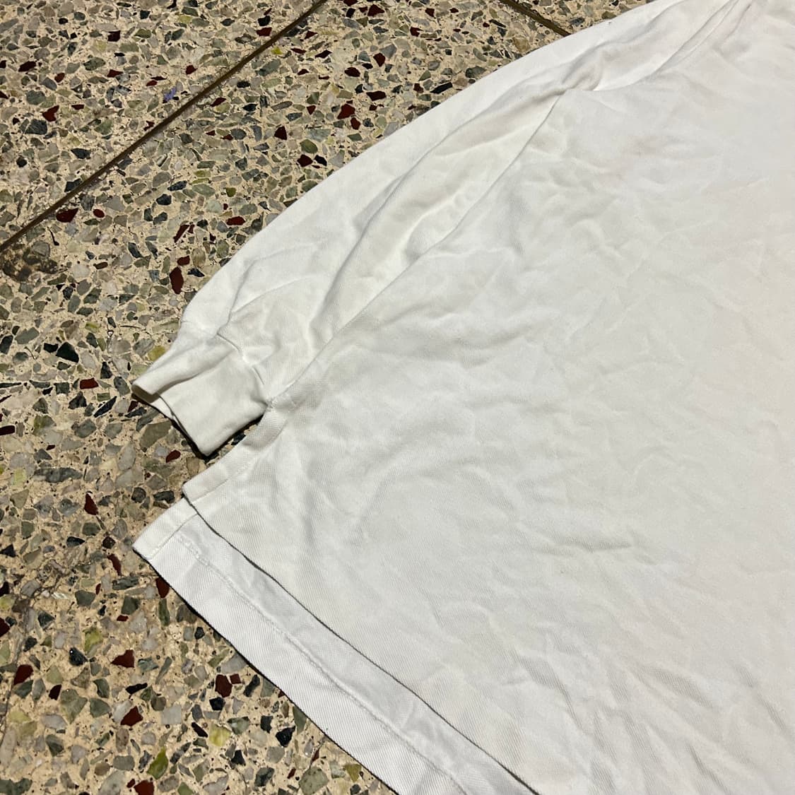 폴로(POLO RalphLauren)화이트 포니 카라티 상품이미지3