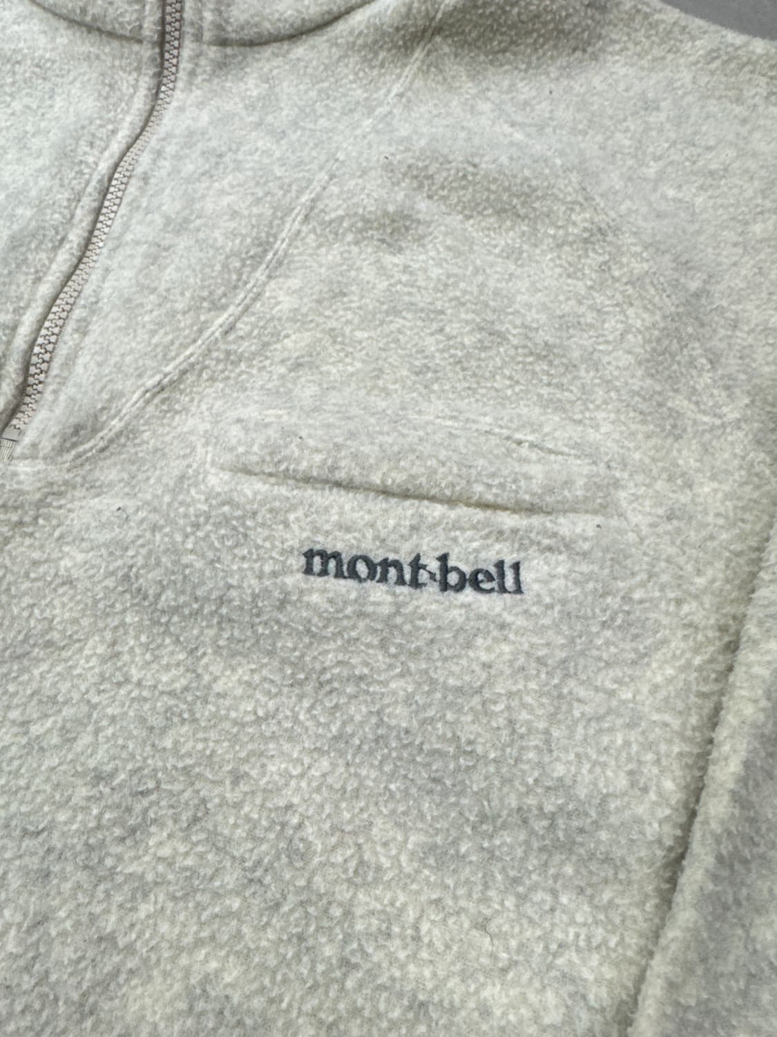 몽벨 플리스 반집업 L 상품이미지3