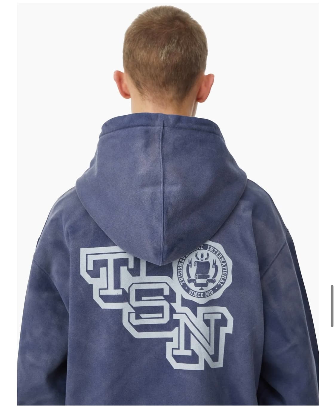 디네댓 디스이즈네버댓 후드집업 네이비 s 상품이미지2