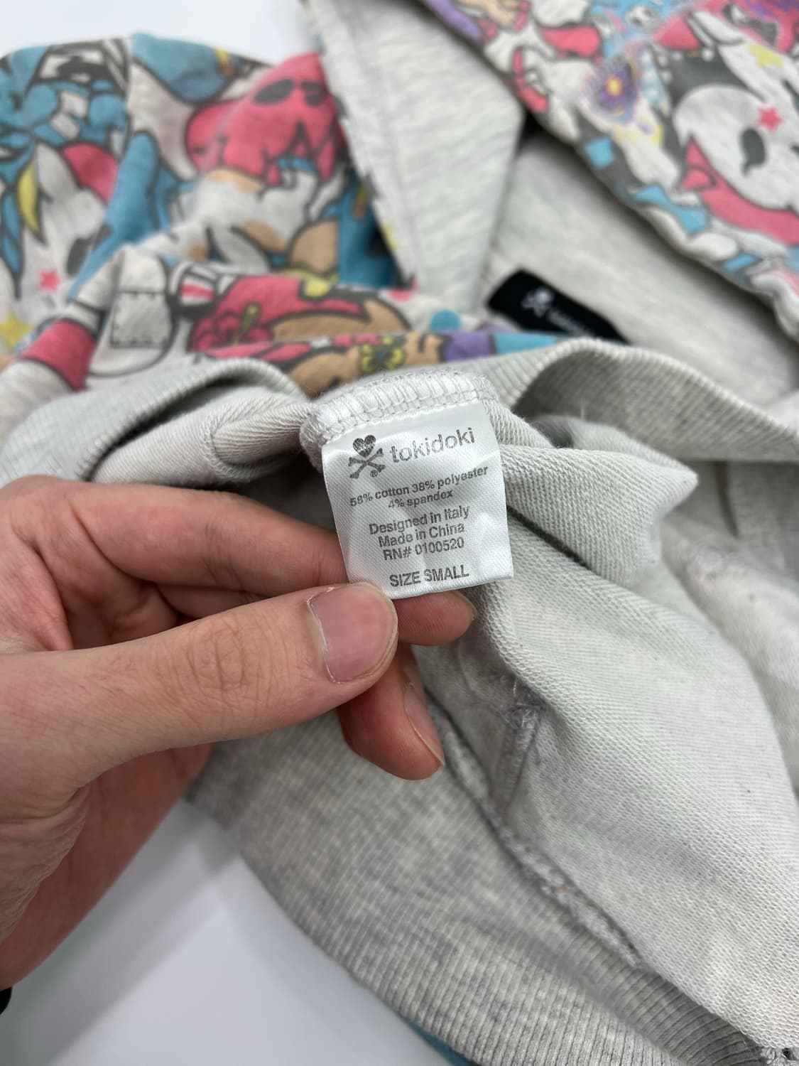 Tokidoki 유니콘 풀 프린팅 후드집업 상품이미지4