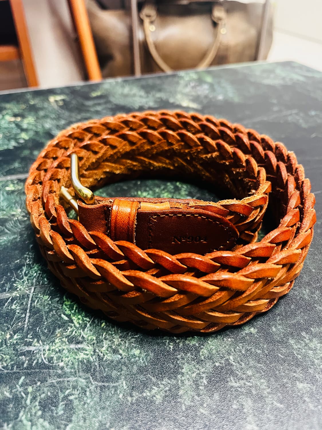 바스통 N904 브레이디드 벨트 L 상품이미지1