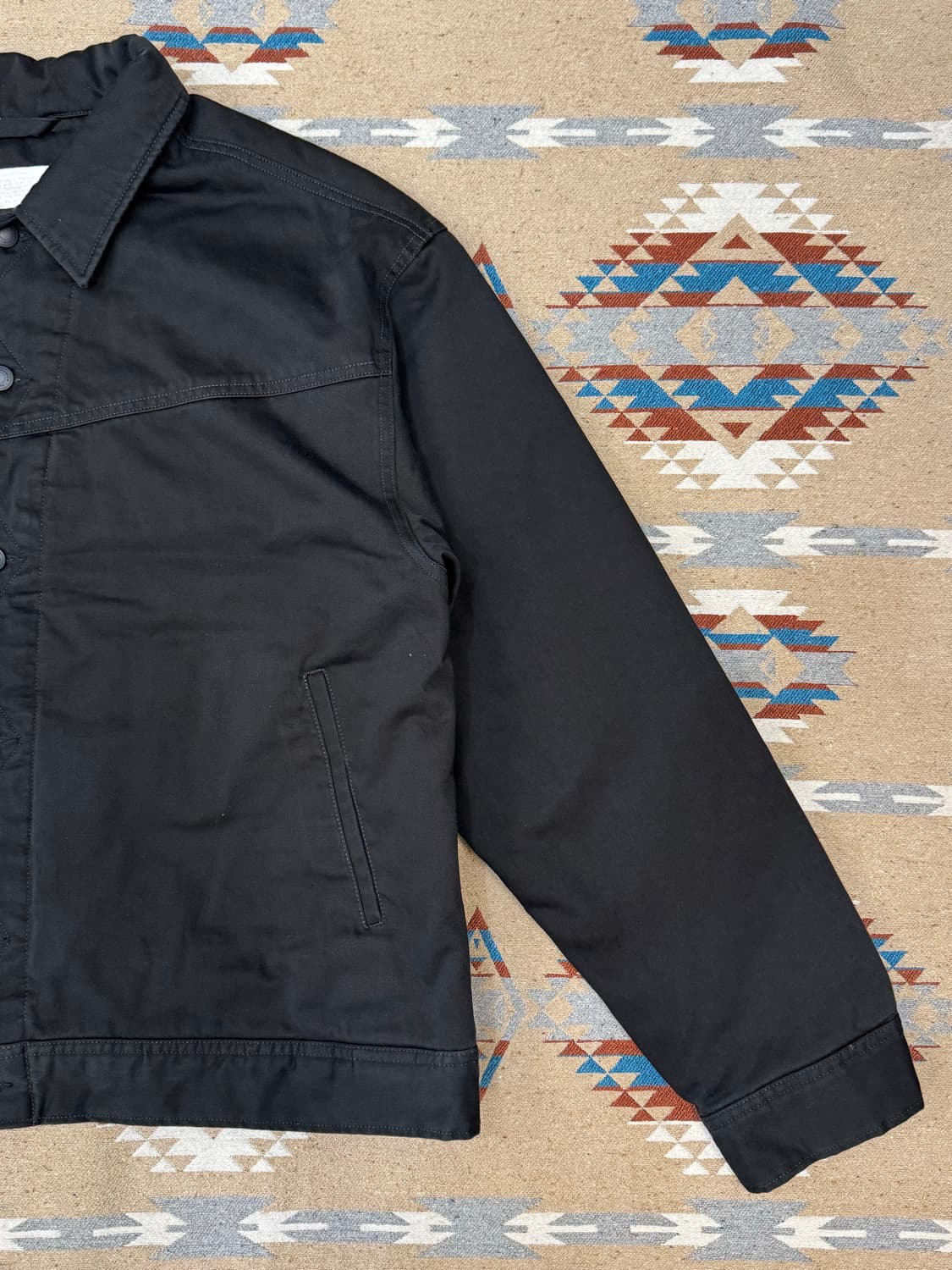 [XL] 나나미카 인슐레이션 트러커 자켓 블랙 상품이미지3