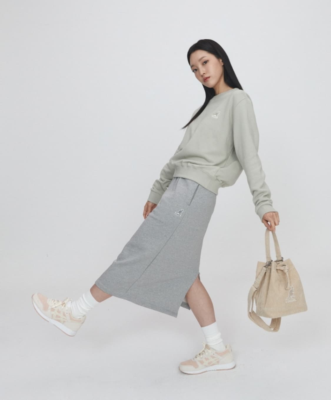 새상품) 캉골 가방 코듀로이 버킷백 크로스백 상품이미지7