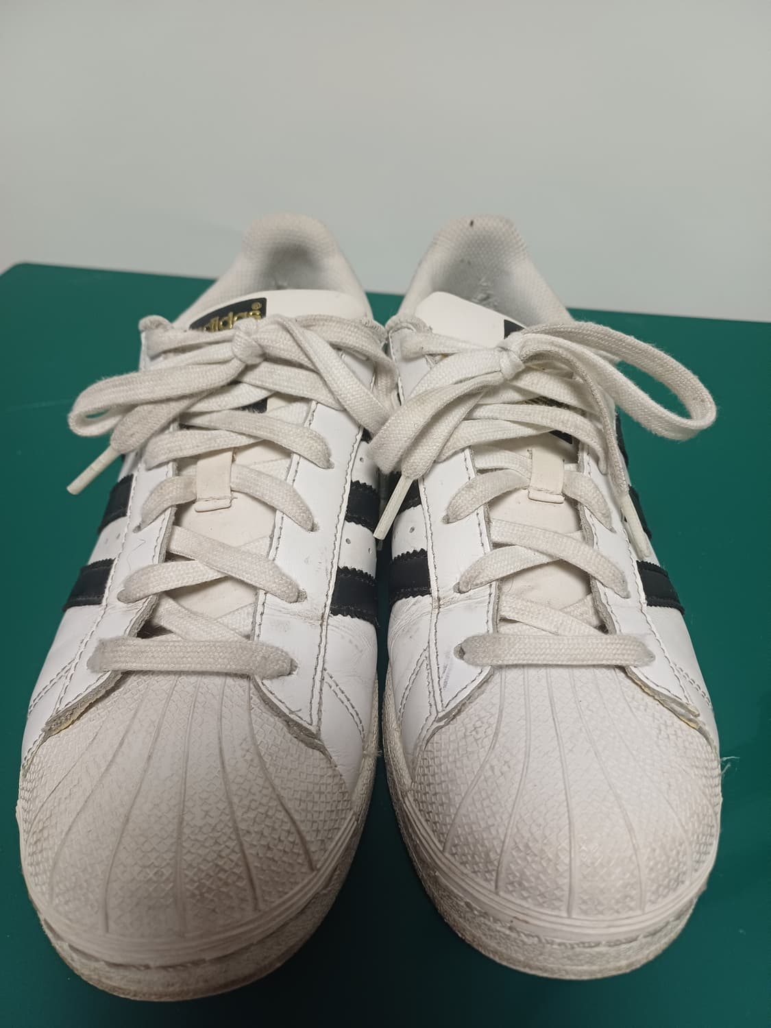 [250] 아디다스 슈퍼스타 파운데이션 흰검금(C77124)  상품이미지5