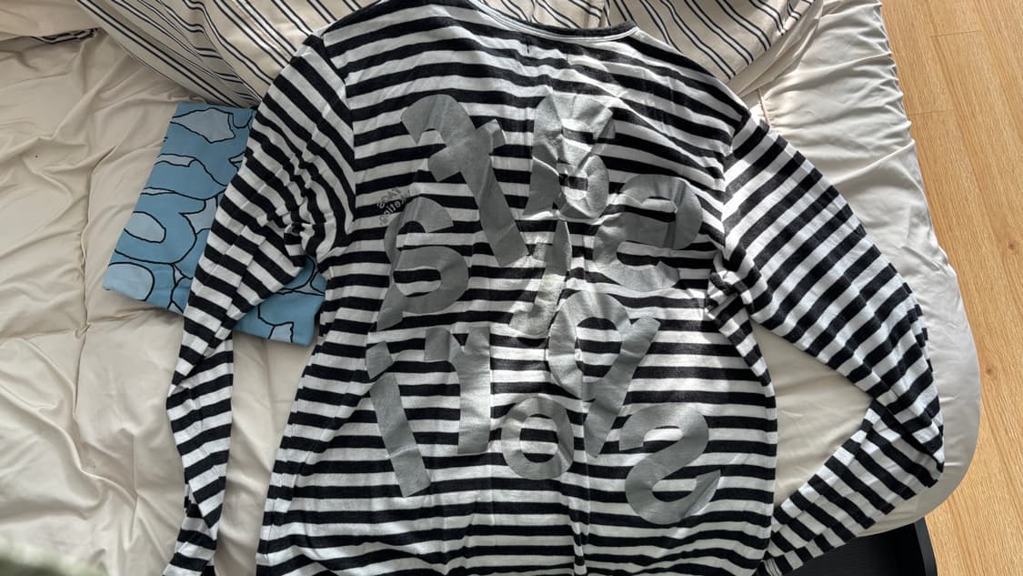 사파리스팟 스트라이프 긴팔 티셔츠(1size) 상품이미지4