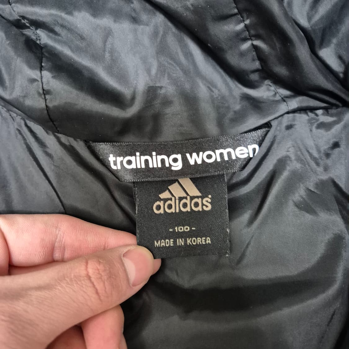 아디다스 트레이닝 우먼 덕다운 후드 롱패딩 파카 L(100) 상품이미지5