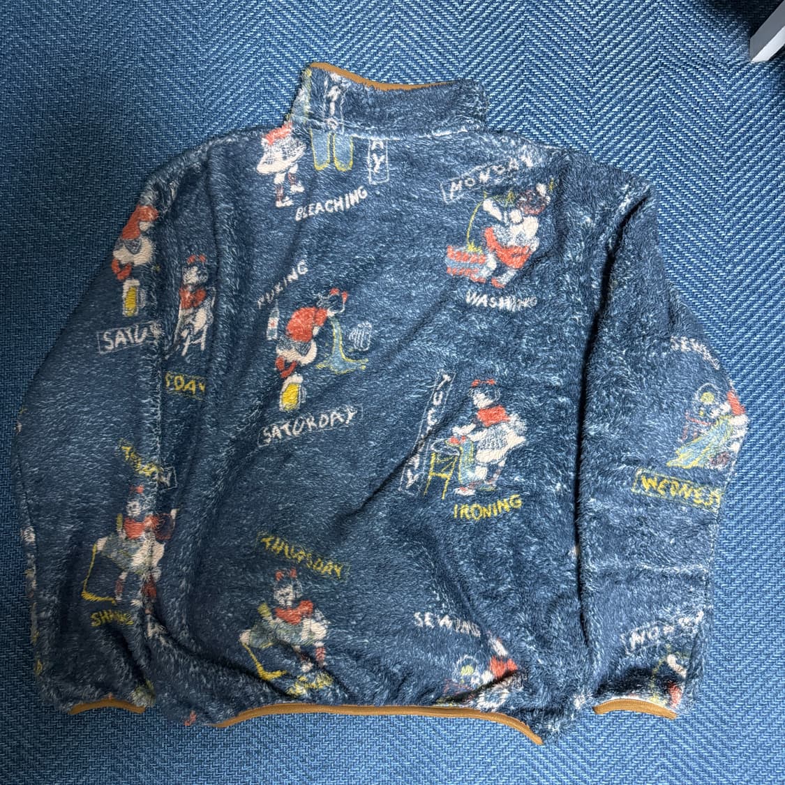 [3]캐피탈 컨트리 캘린더 패턴 플리스 스냅 후리스 자켓 상품이미지2